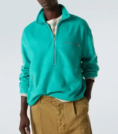 Auralee ilk fleece half-zip sweater | Thumbnail 4 Auralee ilk fleece half-zip sweater | Thumbnail 4