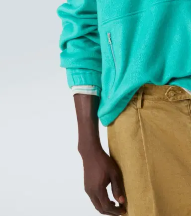 Auralee ilk fleece half-zip sweater | Thumbnail 5 Auralee ilk fleece half-zip sweater | Thumbnail 5