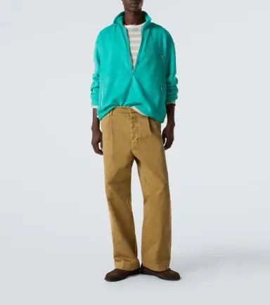Auralee ilk fleece half-zip sweater | Thumbnail 7 Auralee ilk fleece half-zip sweater | Thumbnail 7
