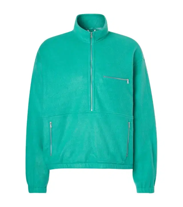 ilk fleece half-zip sweater