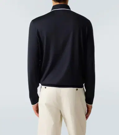 Loro Piana Waitaki virgin wool polo shirt | Thumbnail 2