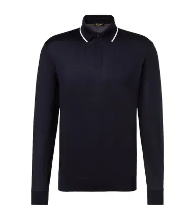 Loro Piana Waitaki virgin wool polo shirt | Thumbnail 1