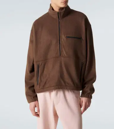 Auralee ilk fleece half-zip sweater | Thumbnail 5