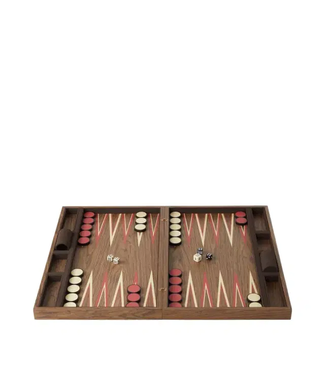 L'Objet x Fortuny wooden backgammon set