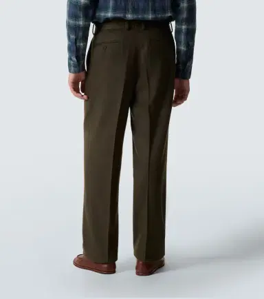 Auralee Camel hair flannel straight pants | Thumbnail 3 Auralee Camel hair flannel straight pants | Thumbnail 3