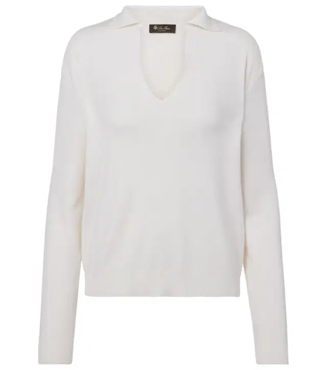 Loro Piana Silk and cotton polo sweater