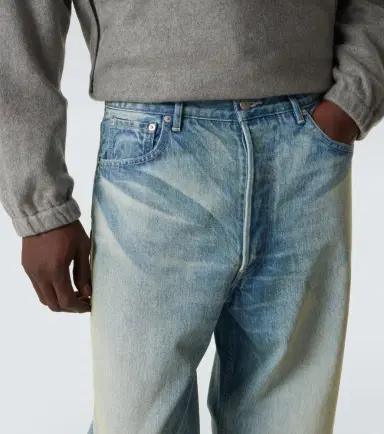 Auralee Faded wide-leg jeans | Thumbnail 4