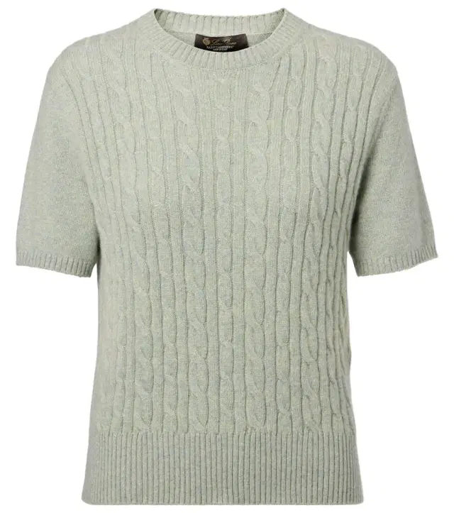Loro Piana Treccia cable-knit cashmere sweater