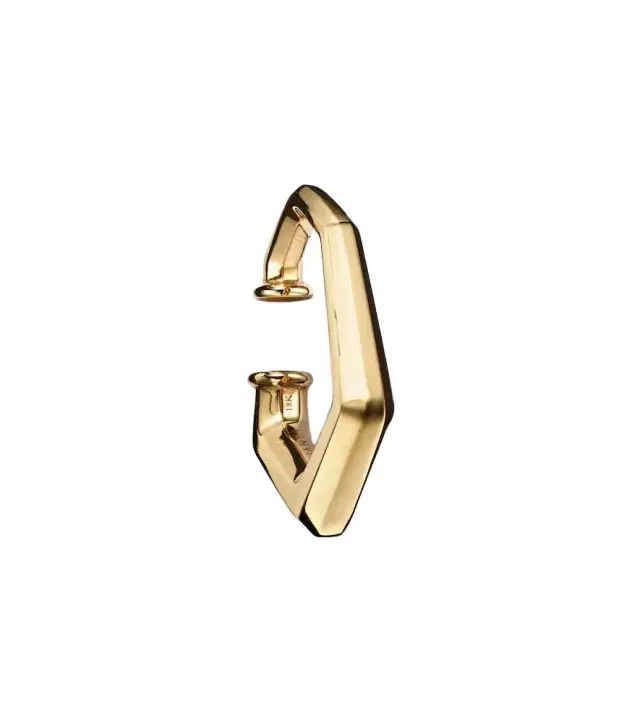 Carved 18kt gold ear cuff