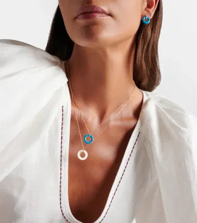 Mateo 14kt gold pendant necklace with turquoise | Thumbnail 5 Mateo 14kt gold pendant necklace with turquoise | Thumbnail 5