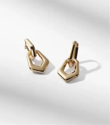 Ananya Carved 18kt gold earrings | Thumbnail 5