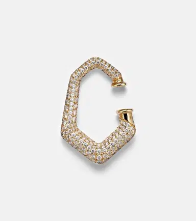 Ananya Carved 18kt gold ear cuff with diamonds | Thumbnail 4 Ananya Carved 18kt gold ear cuff with diamonds | Thumbnail 4