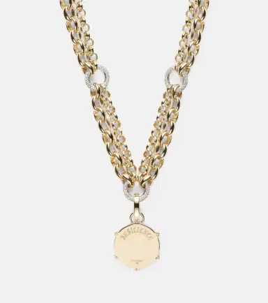Foundrae Blossoms Baby Medium 18kt gold pendant necklace with diamonds | Thumbnail 2