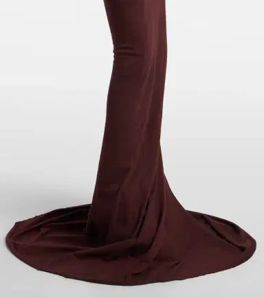 Rick Owens DRKSHDW Simple Edfu cotton jersey maxi dress | Thumbnail 4