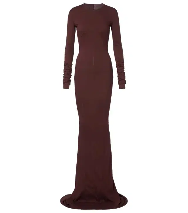 Rick Owens DRKSHDW Simple Edfu cotton jersey maxi dress