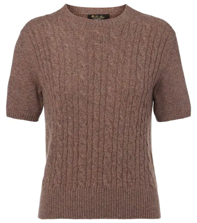 Loro Piana Treccia cable-knit cashmere sweater