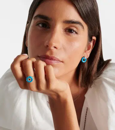 Mateo 14kt gold ring with turquoise and diamonds | Thumbnail 5 Mateo 14kt gold ring with turquoise and diamonds | Thumbnail 5