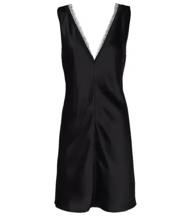 Leset Barb lace-trimmed satin minidress | Thumbnail 1