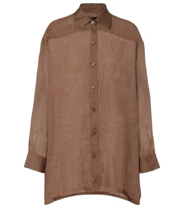 Leset Niko oversized ramie shirt
