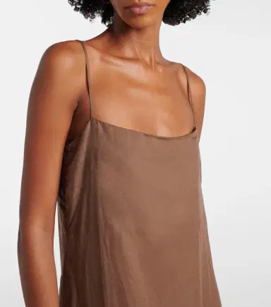 Leset Niko ramie midi dress | Thumbnail 2
