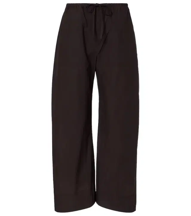 Leset Kyoto cotton wide-leg pants