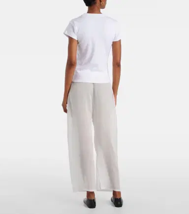 LESET Nando ribbed-knit cotton T-shirt | Thumbnail 2