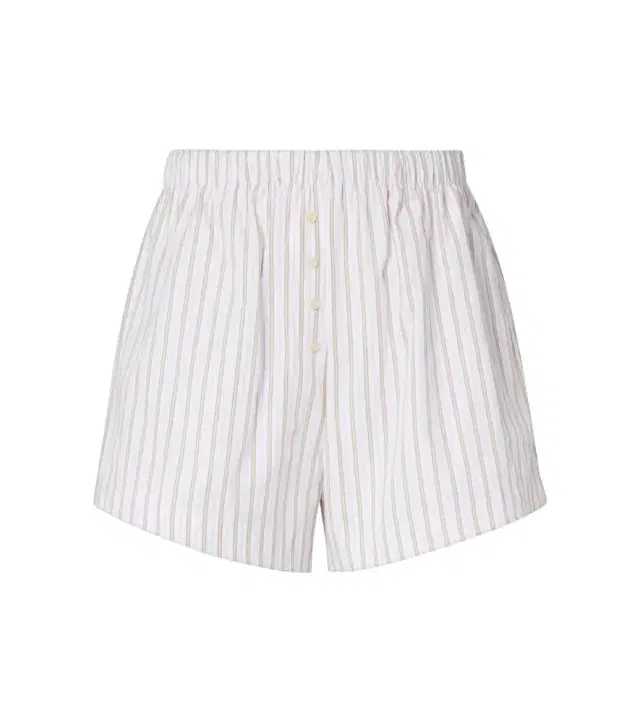 Leset Yoshi striped cotton-blend twill boxers