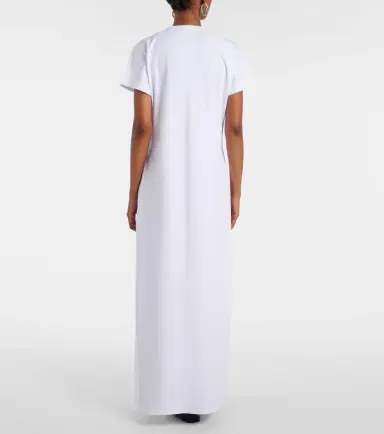 LESET Margo cotton maxi dress | Thumbnail 5