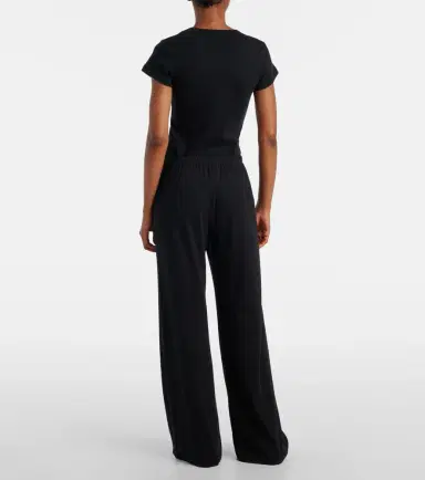 LESET Nando ribbed-knit cotton sweatpants | Thumbnail 5