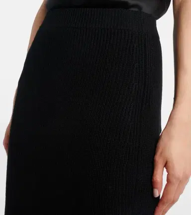 Nina Ricci Peplum wool-blend midi skirt | Thumbnail 5