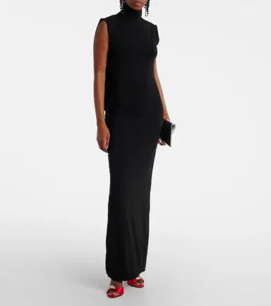 Nina Ricci Jersey maxi dress | Thumbnail 3 Nina Ricci Jersey maxi dress | Thumbnail 3