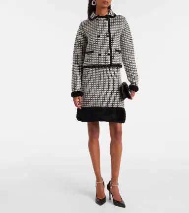Nina Ricci Tweed-effect miniskirt | Thumbnail 3 Nina Ricci Tweed-effect miniskirt | Thumbnail 3