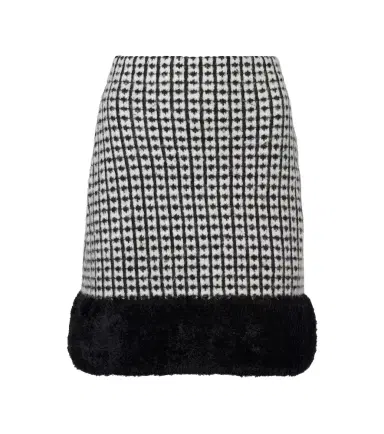 Nina Ricci Tweed-effect miniskirt | Thumbnail 1 Nina Ricci Tweed-effect miniskirt | Thumbnail 1