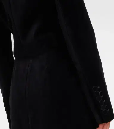 Nina Ricci Cropped cotton velvet jacket | Thumbnail 5