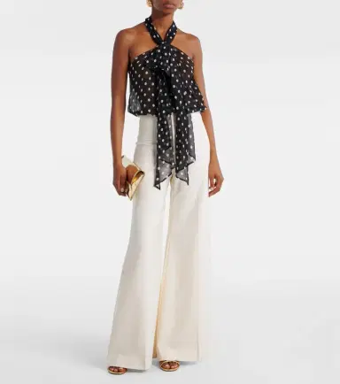 Nina Ricci Polka-dot sheer silk tank top | Thumbnail 5 Nina Ricci Polka-dot sheer silk tank top | Thumbnail 5