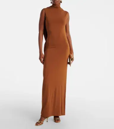Nina Ricci Jersey maxi dress | Thumbnail 4 Nina Ricci Jersey maxi dress | Thumbnail 4