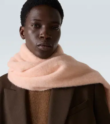 AMI PARIS Ami de Caur alpaca and wool-blend scarf | Thumbnail 3