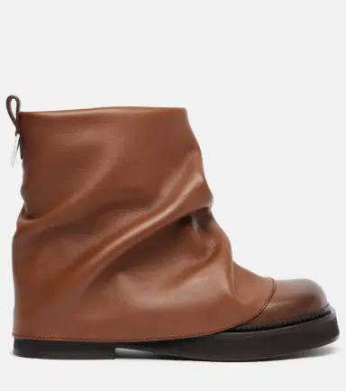 The Attico Mini Robin leather combat boots | Thumbnail 3