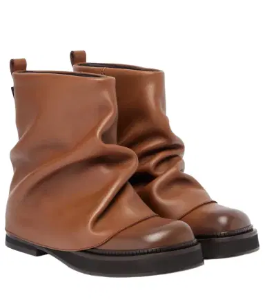 The Attico Mini Robin leather combat boots | Thumbnail 1