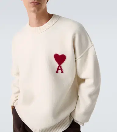 Ami Paris Ami De Caur virgin wool sweater | Thumbnail 2