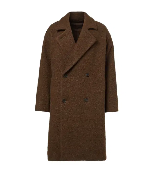 A.PRESSE A. Presse Double-breasted wool-blend coat