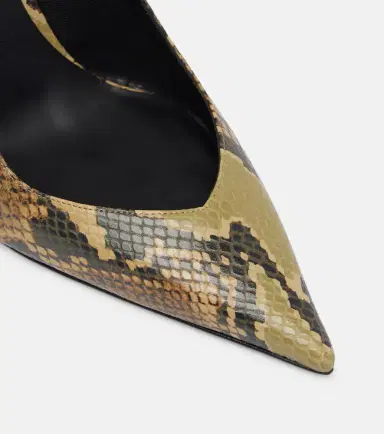 The Attico Cheope 105 leather slingback mules | Thumbnail 3