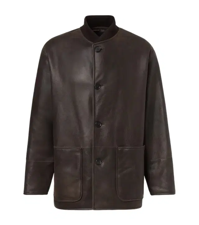 A. Presse Shearling-lined jacket