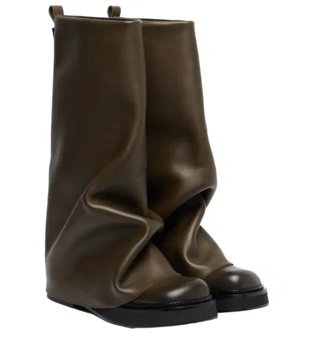 The Attico Robin leather combat boots