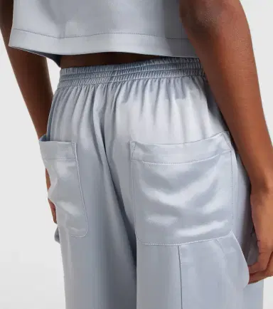 Leset Barb Painter satin pants | Thumbnail 5 Leset Barb Painter satin pants | Thumbnail 5