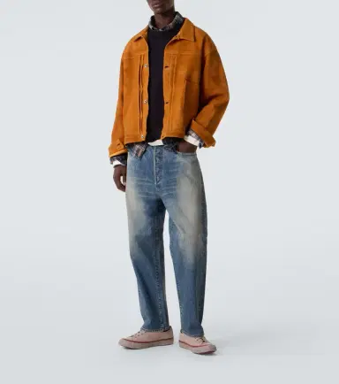 A.PRESSE A. Presse Vintage No.213 suede jacket | Thumbnail 3