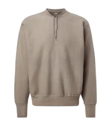 A.PRESSE A. Presse Vintage cotton jersey half-zip sweatshirt | Thumbnail 1