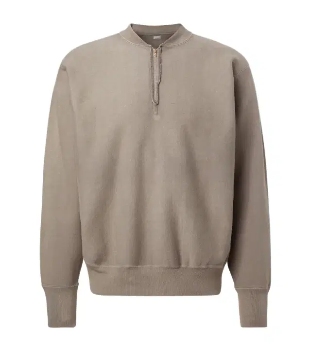 A. Presse Vintage cotton jersey half-zip sweatshirt