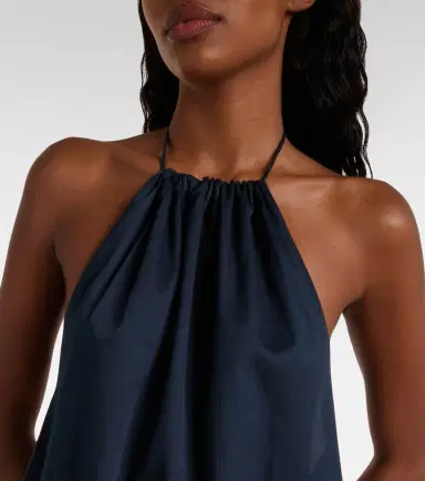 Leset Yoko gathered cotton minidress | Thumbnail 2 Leset Yoko gathered cotton minidress | Thumbnail 2