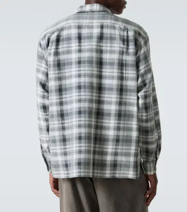 A.PRESSE A. Presse Checked silk and linen shirt | Thumbnail 2 A.PRESSE A. Presse Checked silk and linen shirt | Thumbnail 2